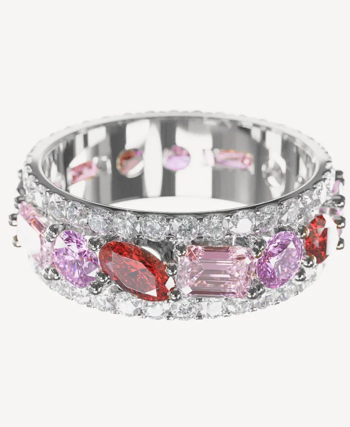 Mila Gold Sapphire & Diamond Ring