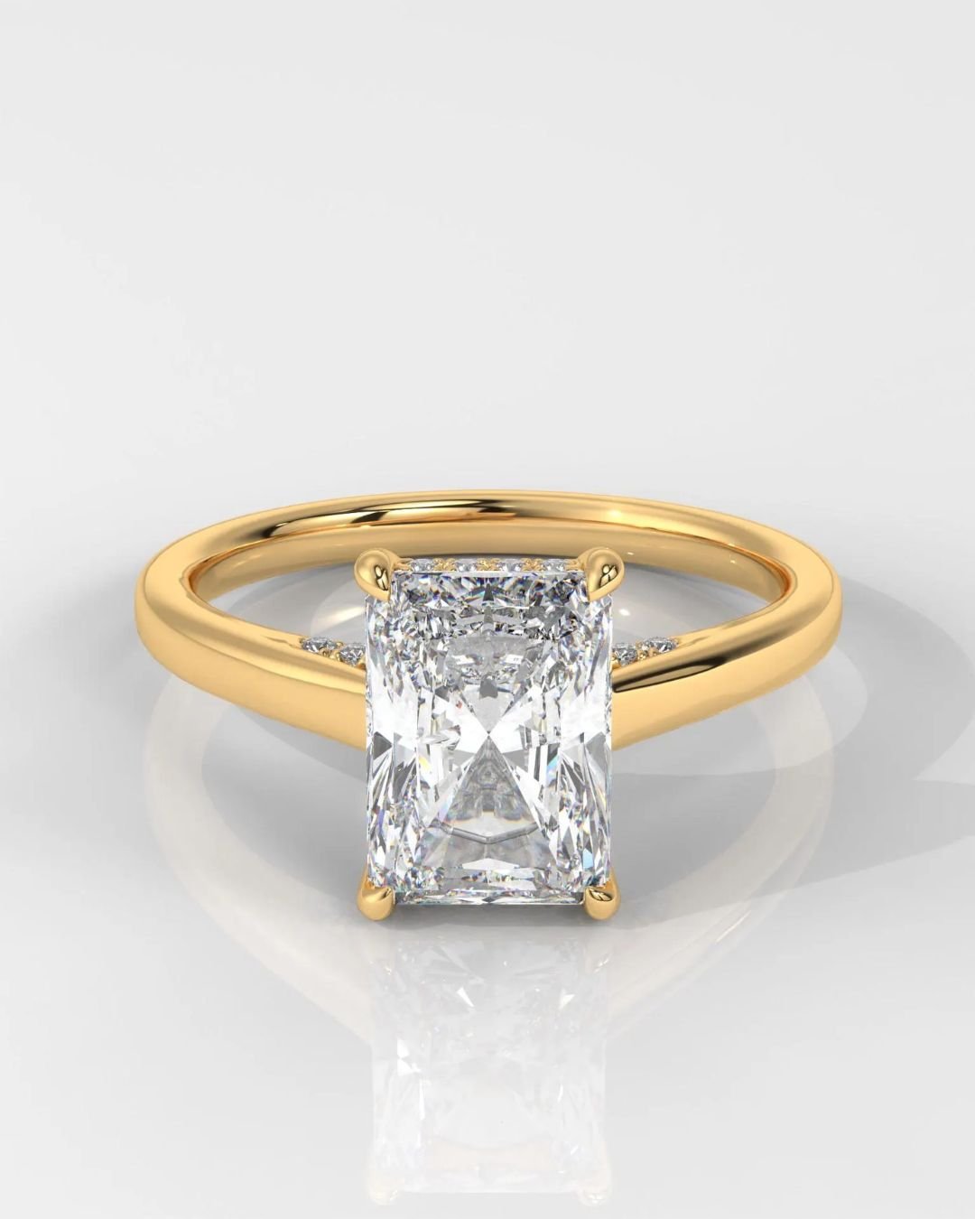 Radiant Cut Enagagement Ring