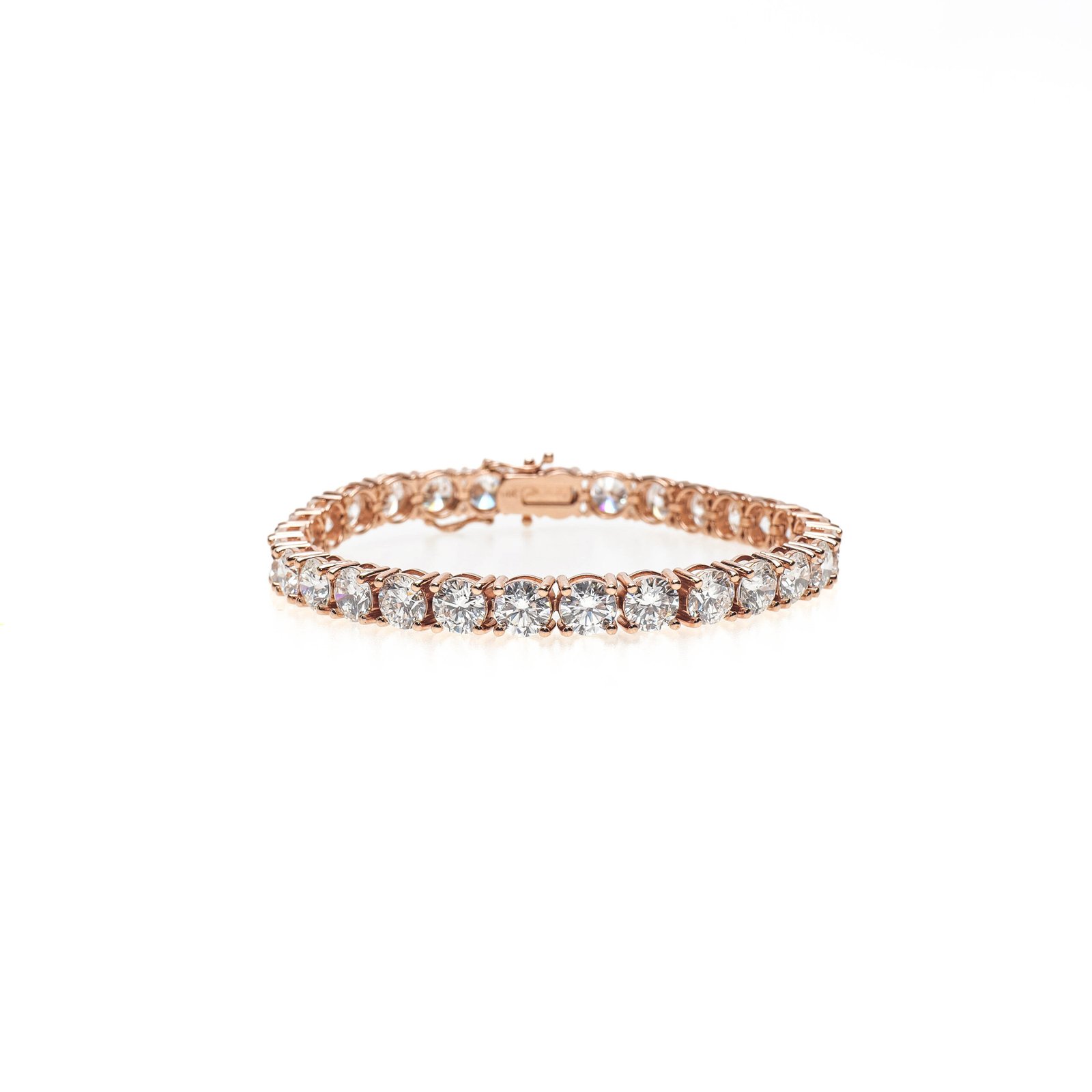 14K Gold Classic Diamond Tennis Bracelet- 23.31CT