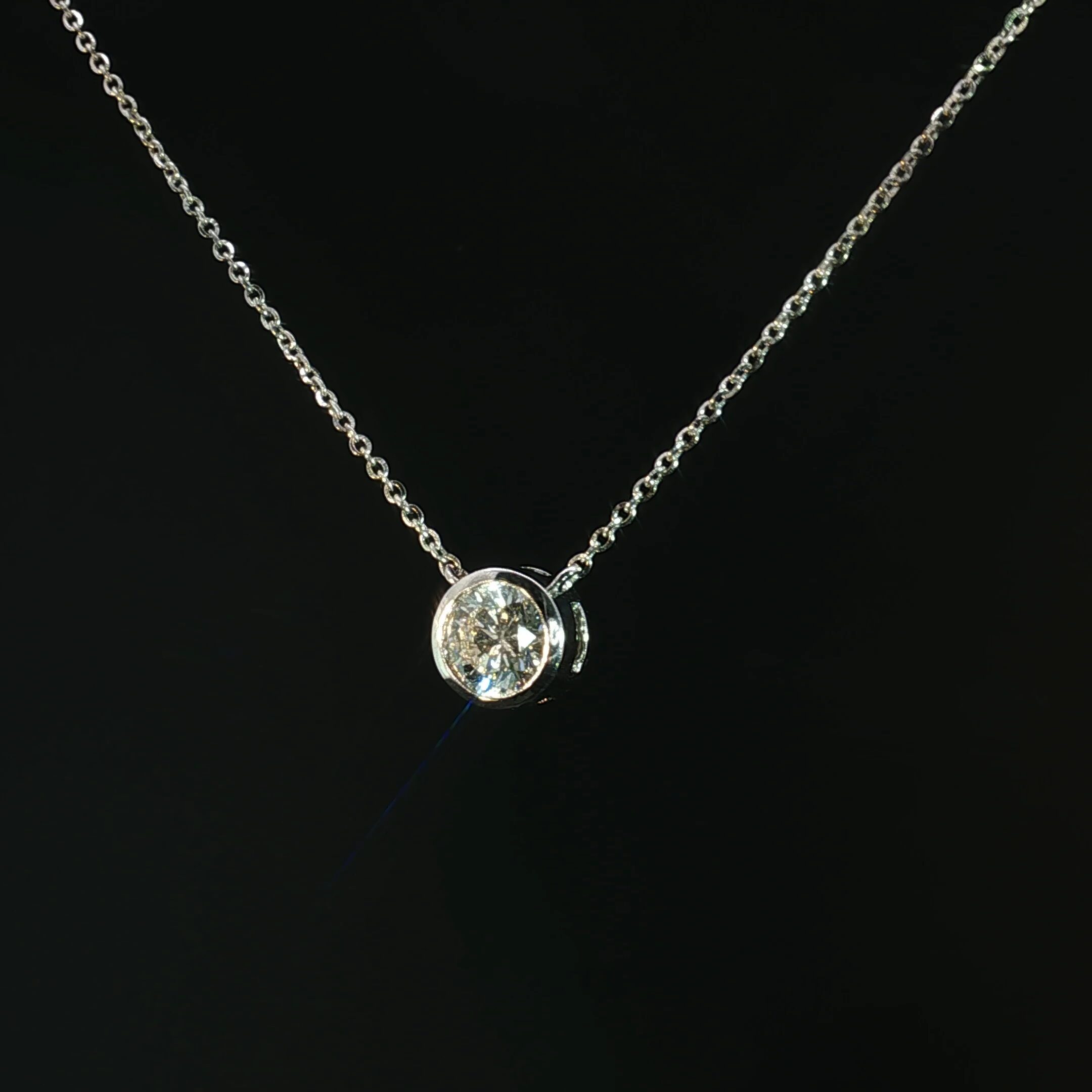 14K White Gold Necklace