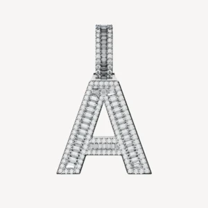 Gold Diamond Initial Pendant