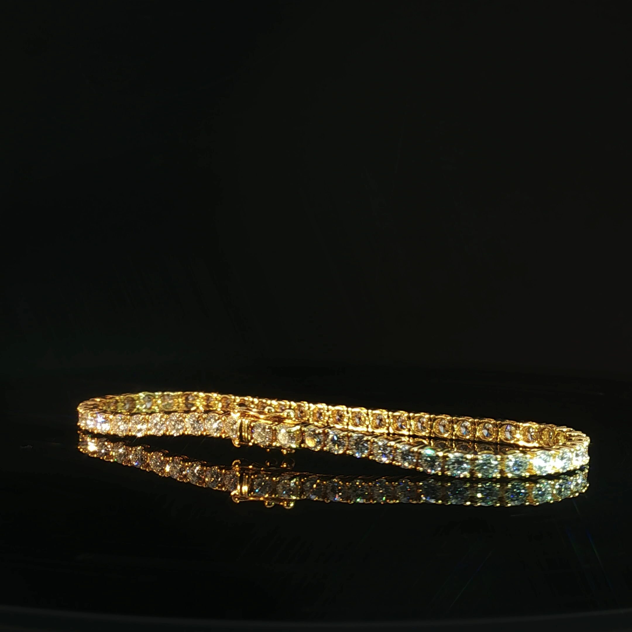 Round Diamond Tennis Bracelet - Image 4