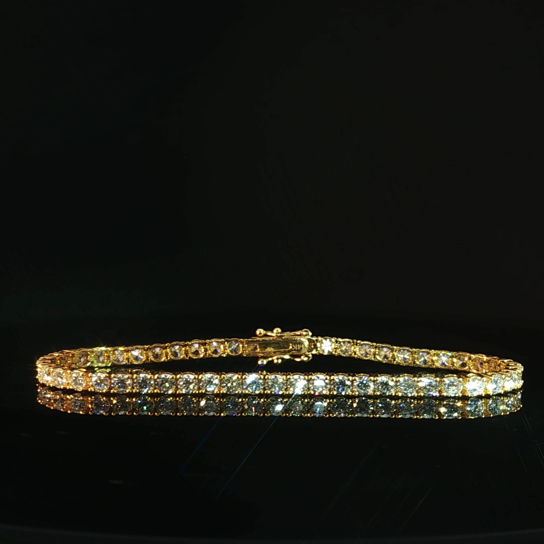Round Diamond Tennis Bracelet - Image 3