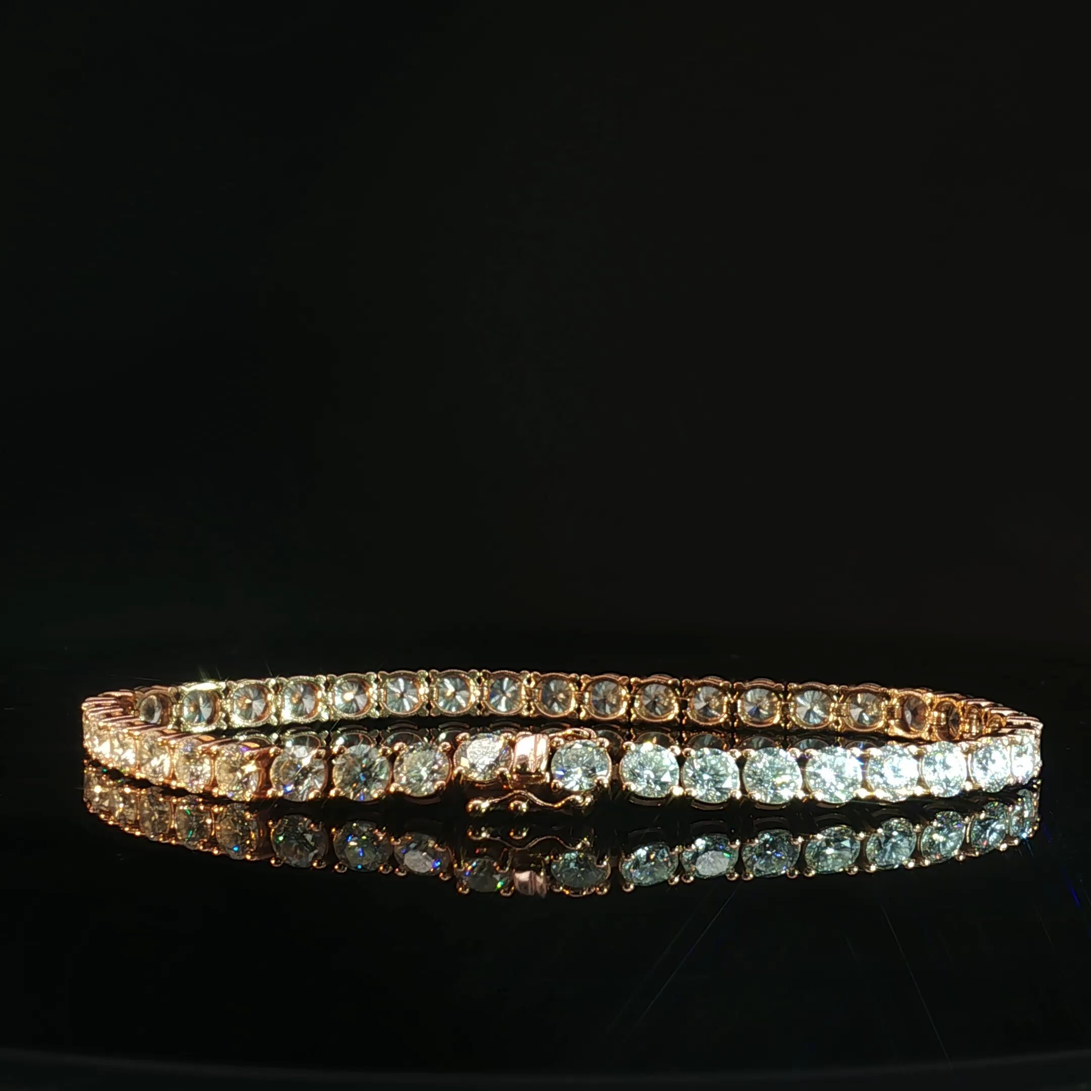 Round Diamond Tennis Bracelet - Image 5