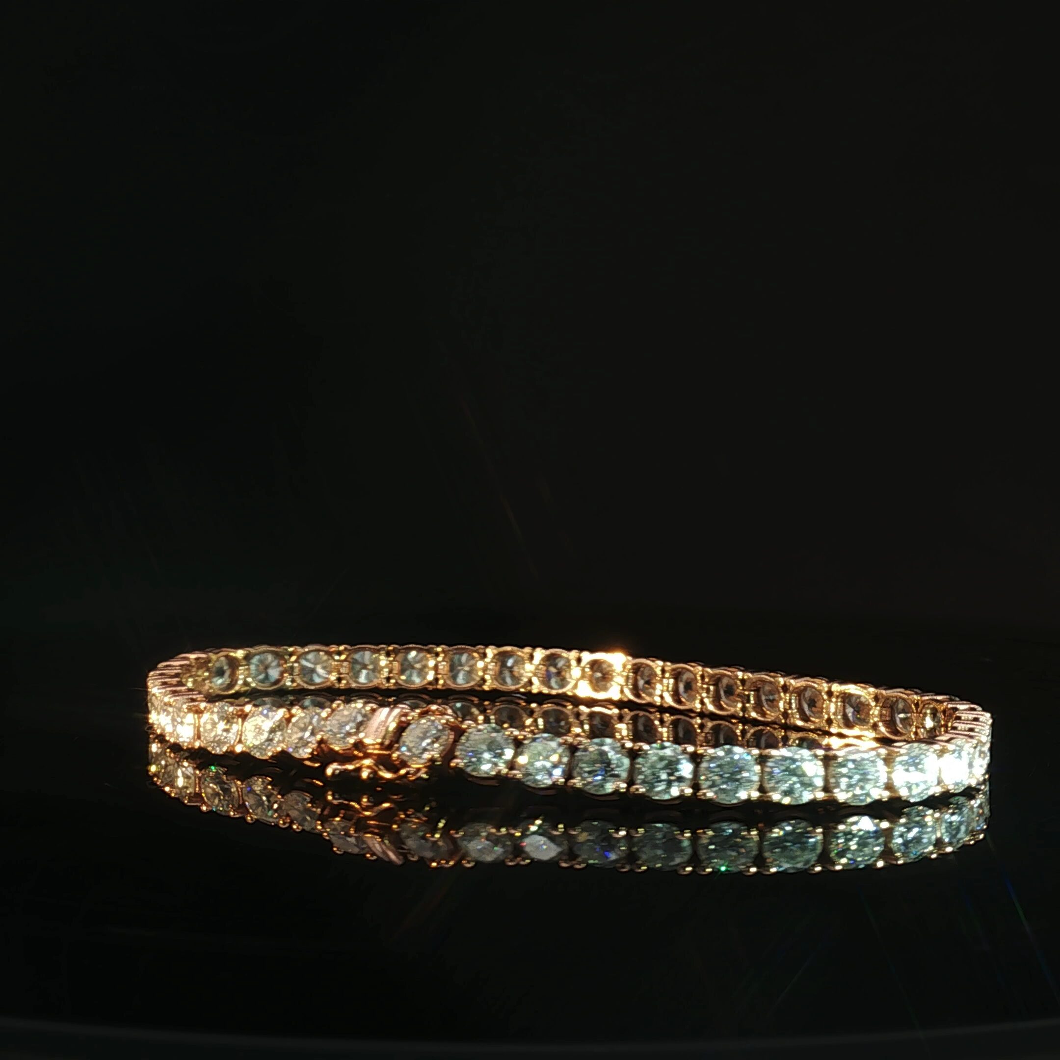 Round Diamond Tennis Bracelet - Image 4