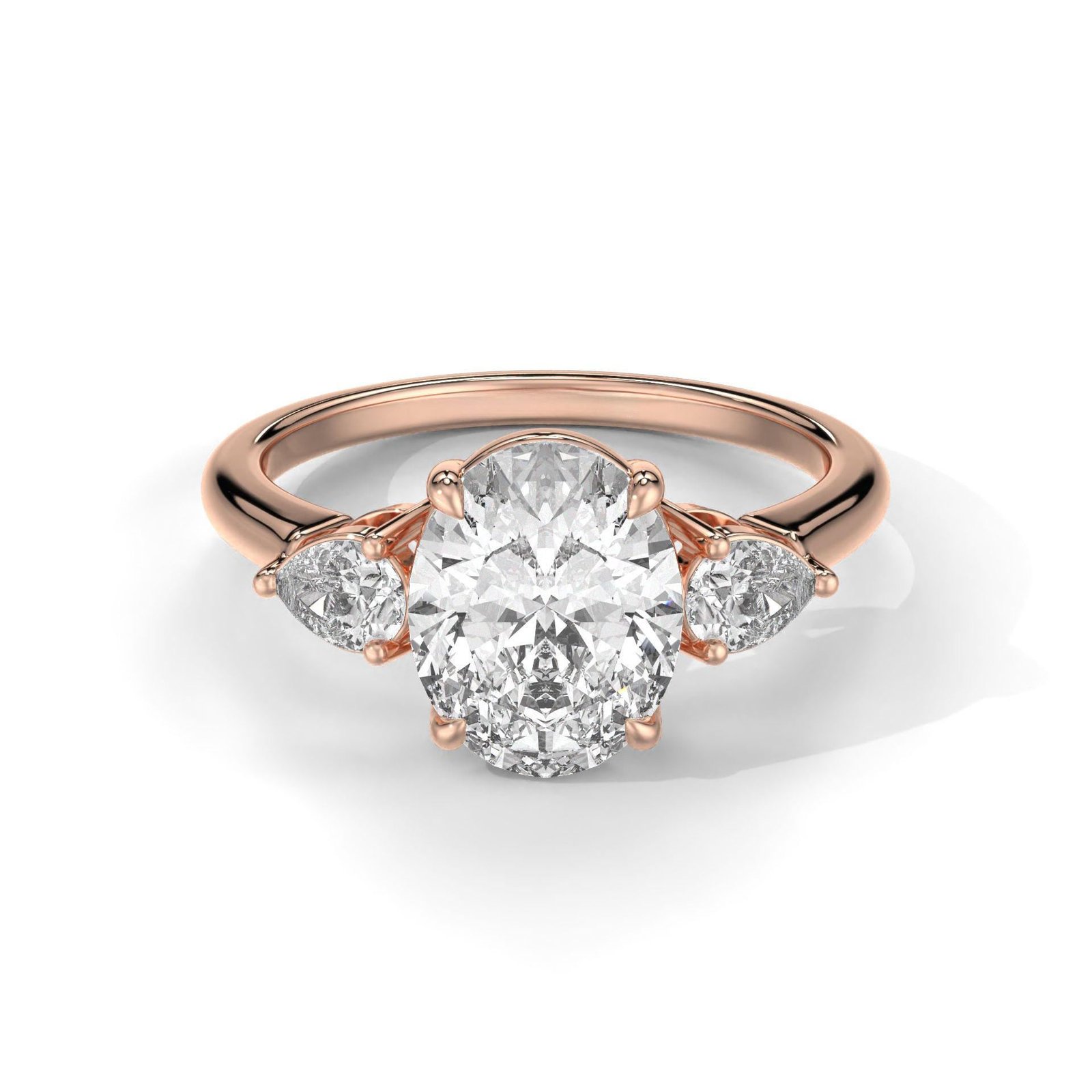 Oval And Pear Cut Engagement Ring - Image 10