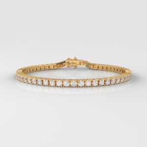 6CT Round Brilliant Cut Tennis Bracelet