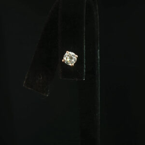 Men’s Round Solitaire Lab Grown Diamond Single Stud with1.10 CTW