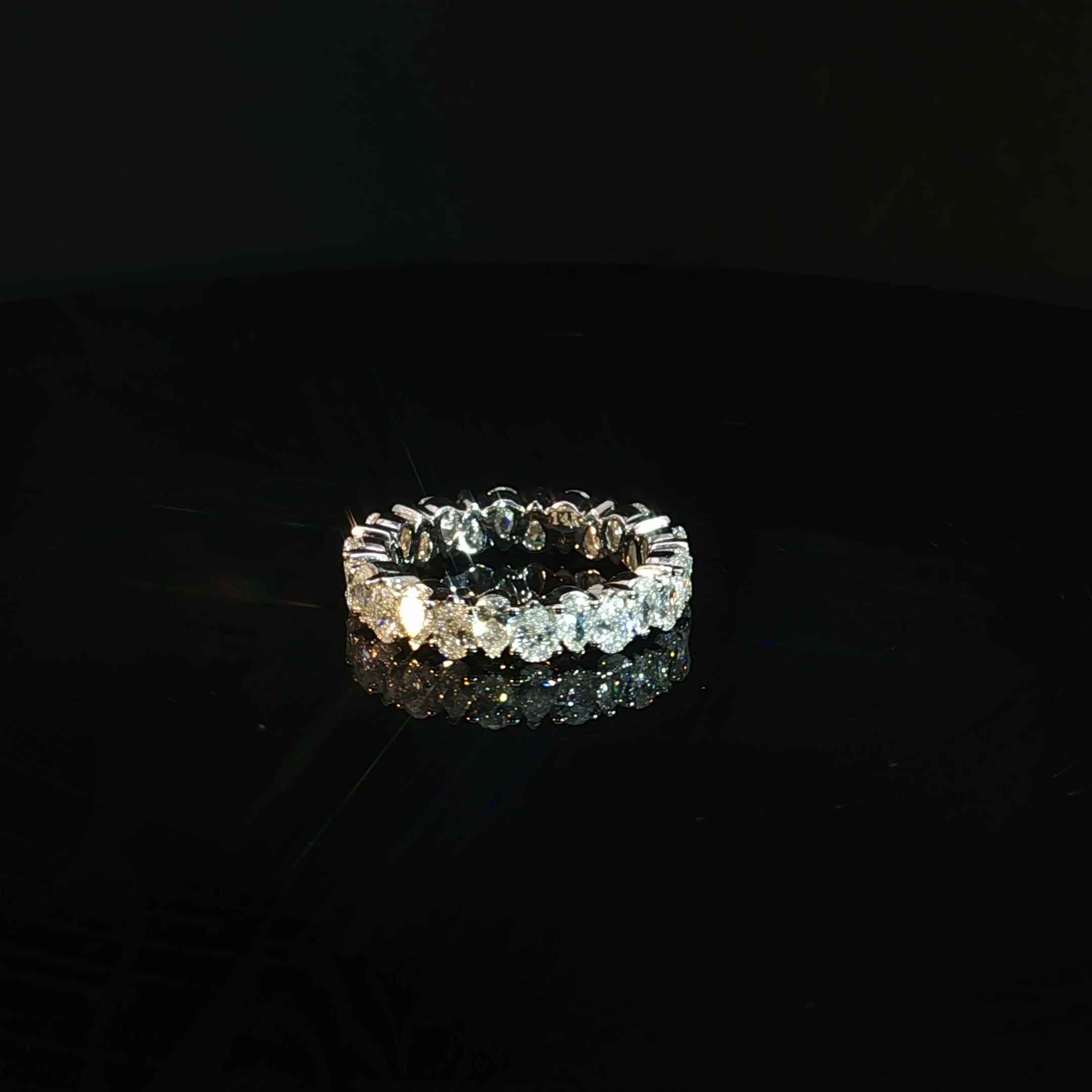 14K Gold Eternity Band with 2.62 CTW Diamonds - Image 3