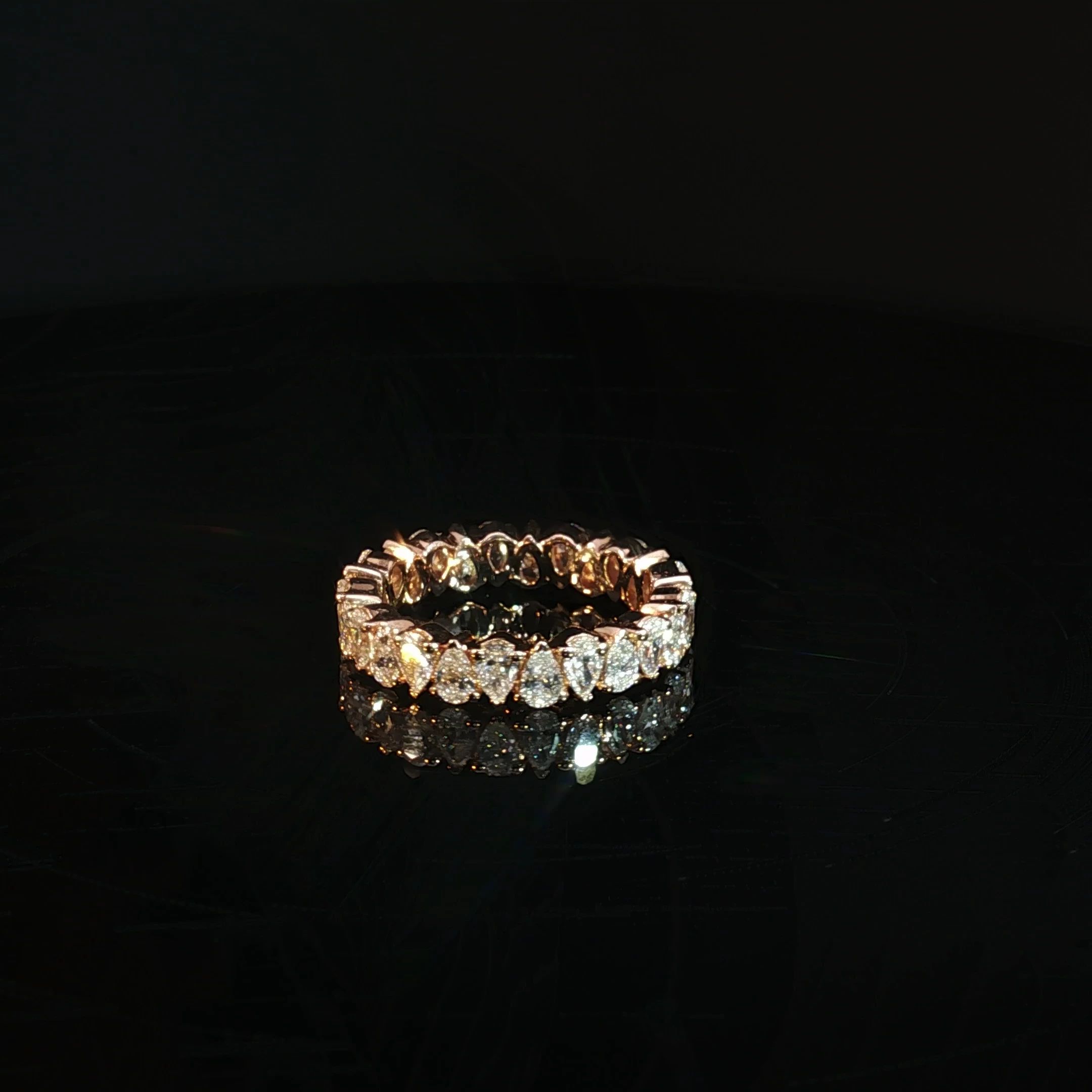 14K Gold Eternity Band with 2.31 CTW Diamonds - Image 3