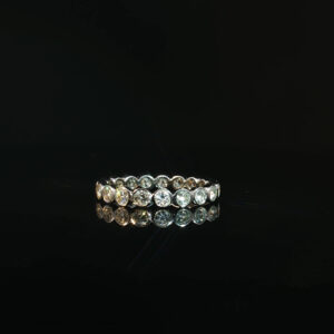 Bezel Set Round Lab-Grown Diamond Eternity Band