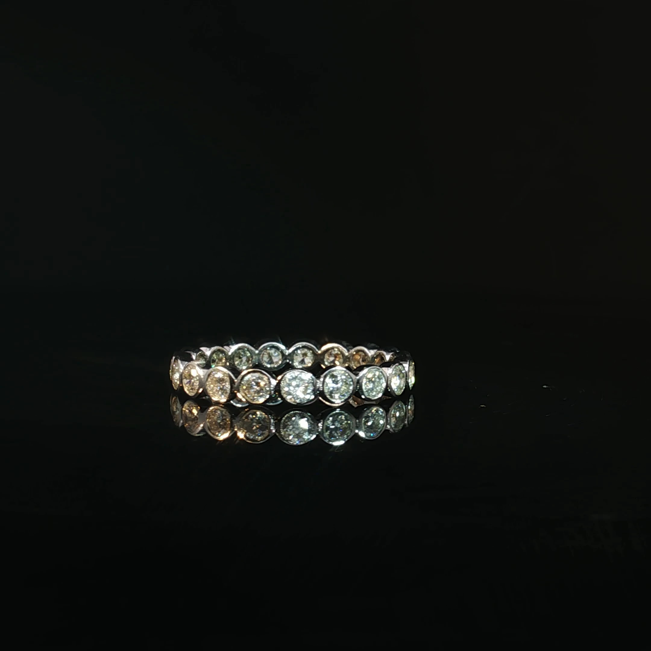 Bezel Set Round Lab-Grown Diamond Eternity Band - Image 3