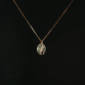 18K Mother of Pearl Pendant Necklace