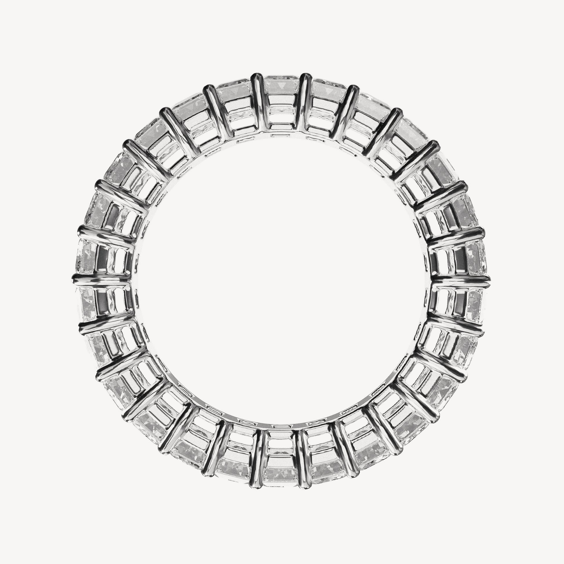 East-West Gold Diamond Eternity Ring - Image 2