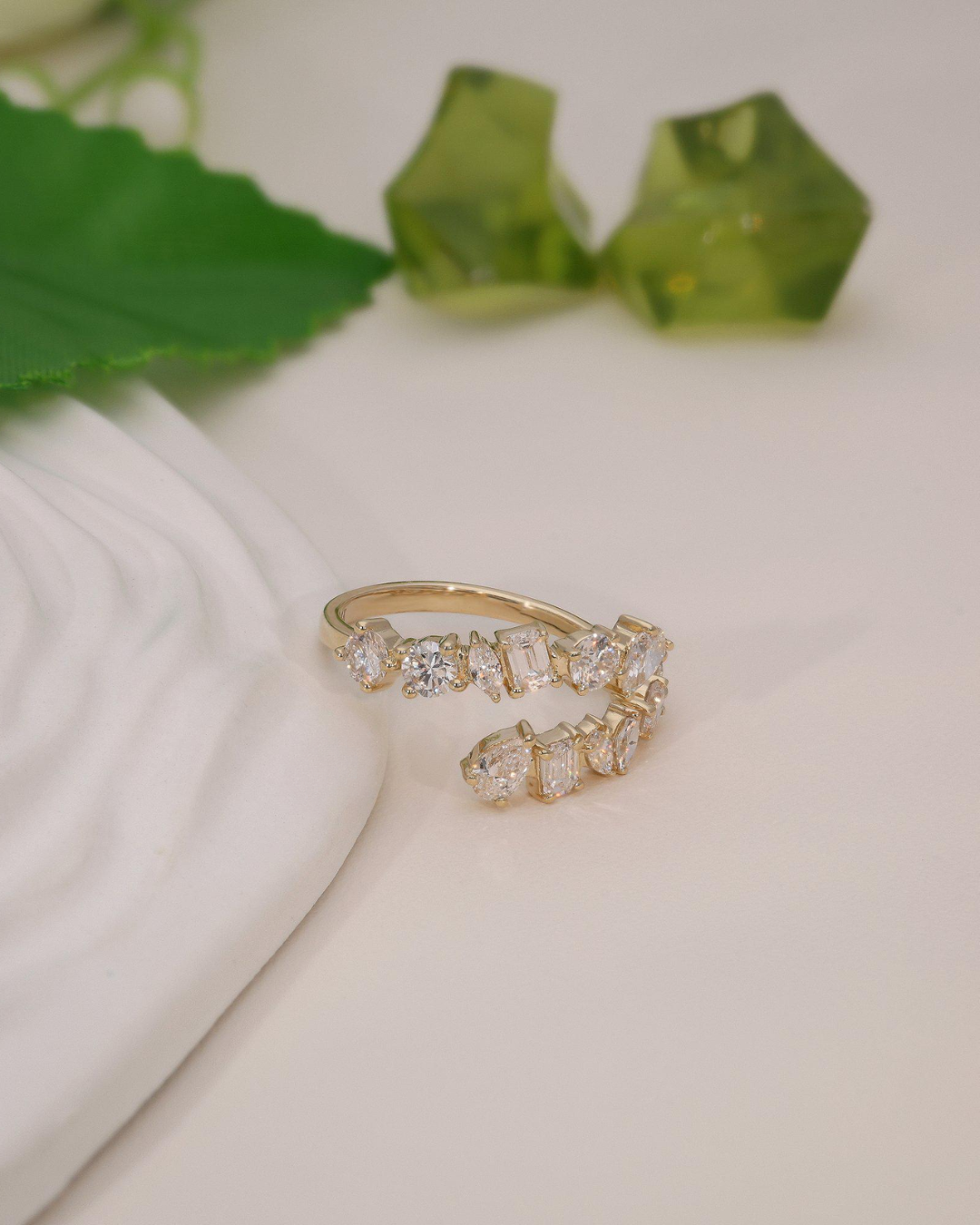 Multi Shape Open Wedding Band - Image 5