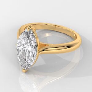 Marquise Lab Grown Diamond Engagement Ring