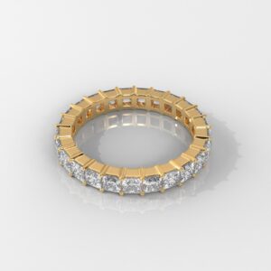 Princess Cut Diamond Eternity Band
