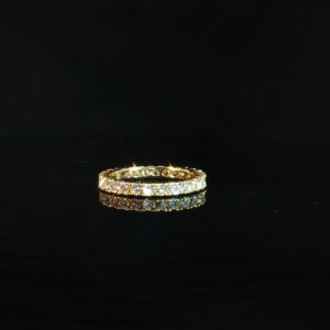 14K Gold Eternity Band with 1.55CT Diamonds