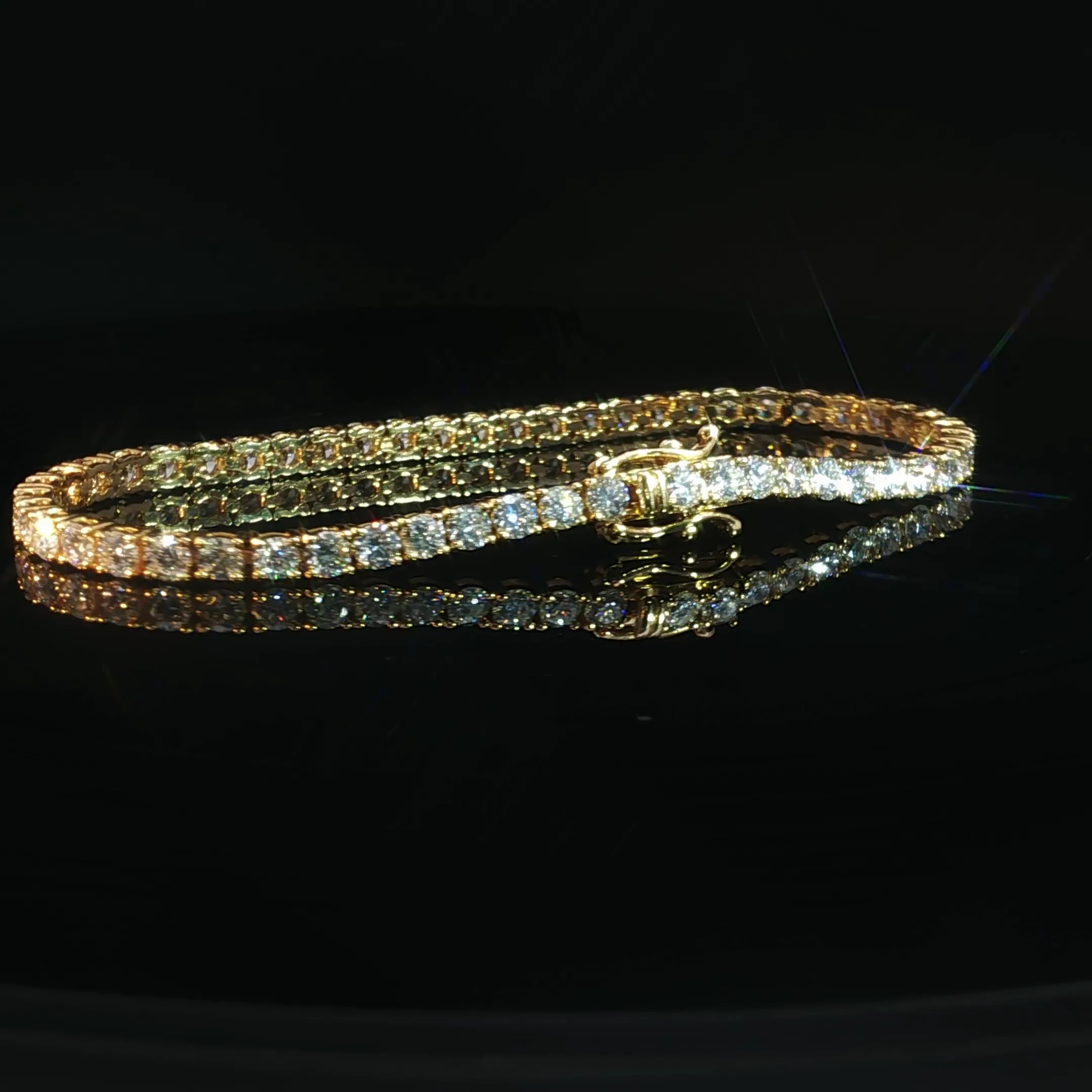 14K Gold Diamond Tennis Bracelet