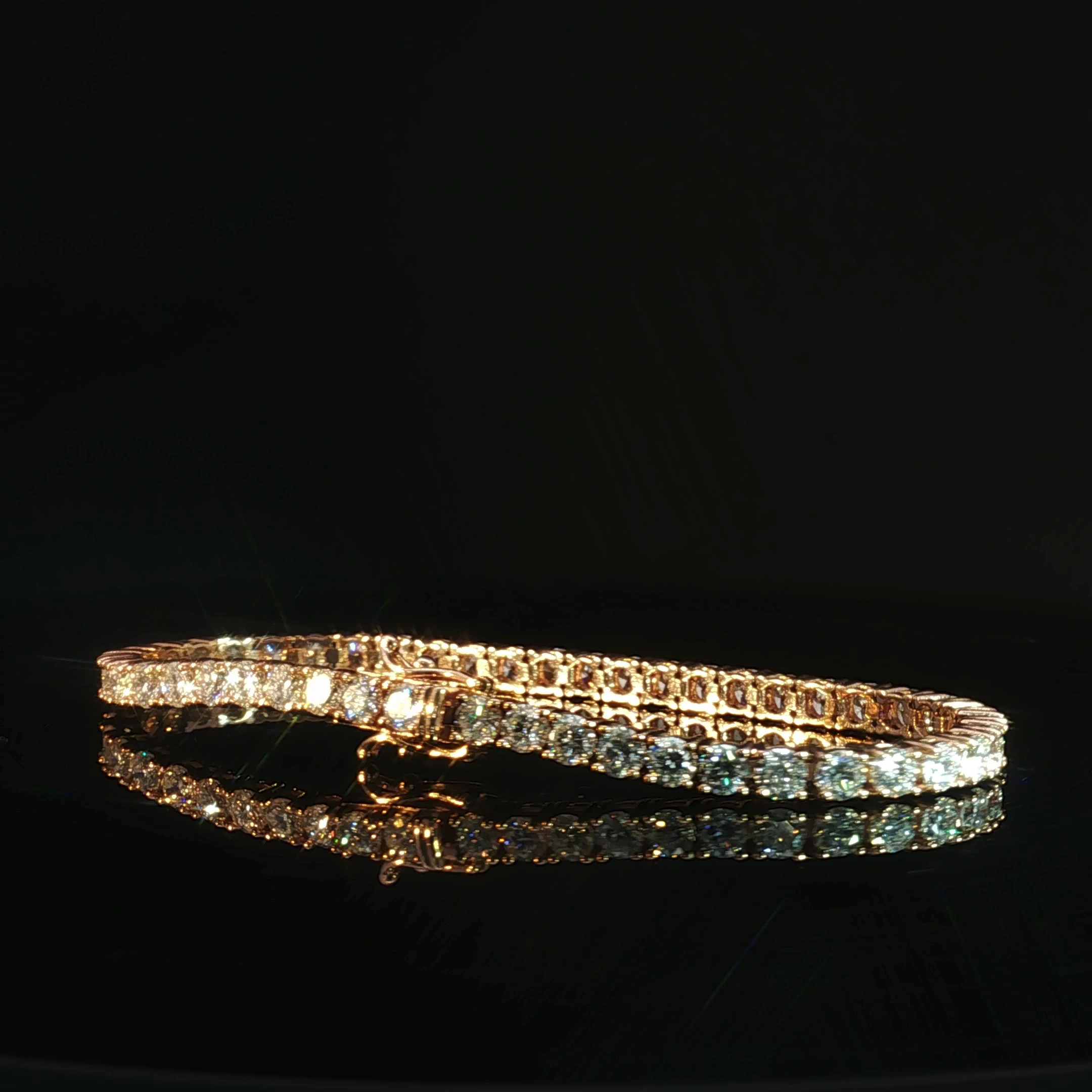 14K Diamond Tennis Bracelet - Image 3