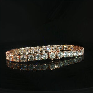 14K Rose Gold Diamond Tennis Bracelet