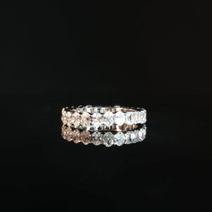 Oval & Emerald Cut Eternity Band with 2.13CT Diamonds