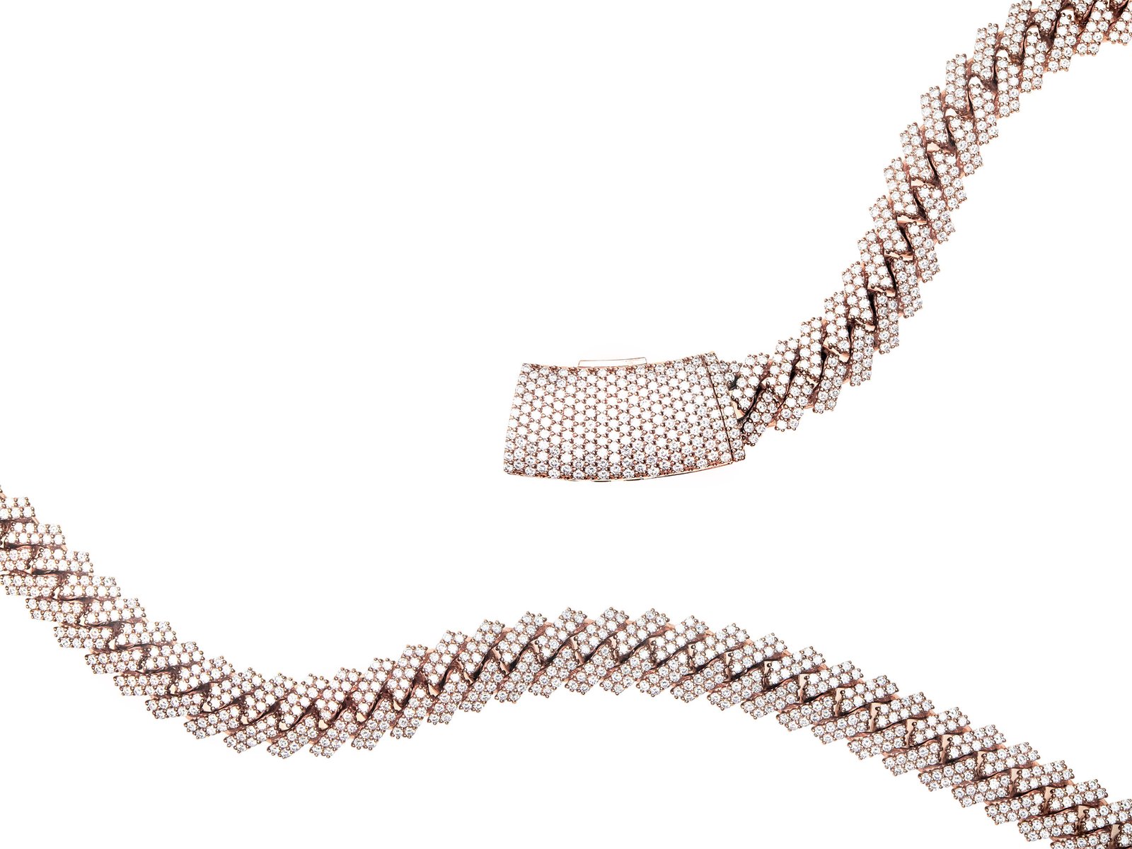 14K Gold Iced Diamond Rope Chain- 35.66CT - Image 4