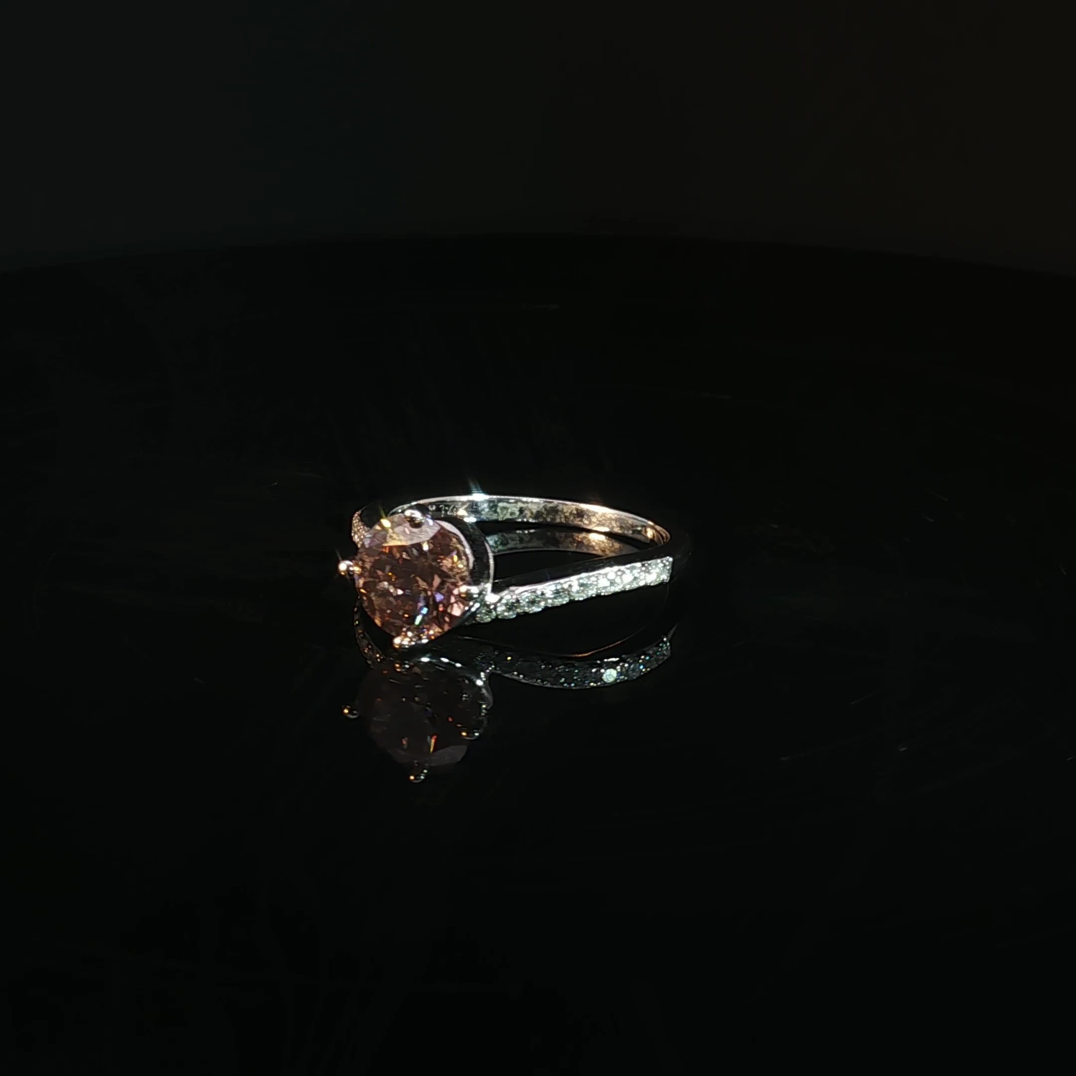 14K Gold Round Diamond Crossover Ring with 1.78CT Diamonds - Image 3