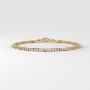 2.5CT Round Brilliant Cut Tennis Bracelet